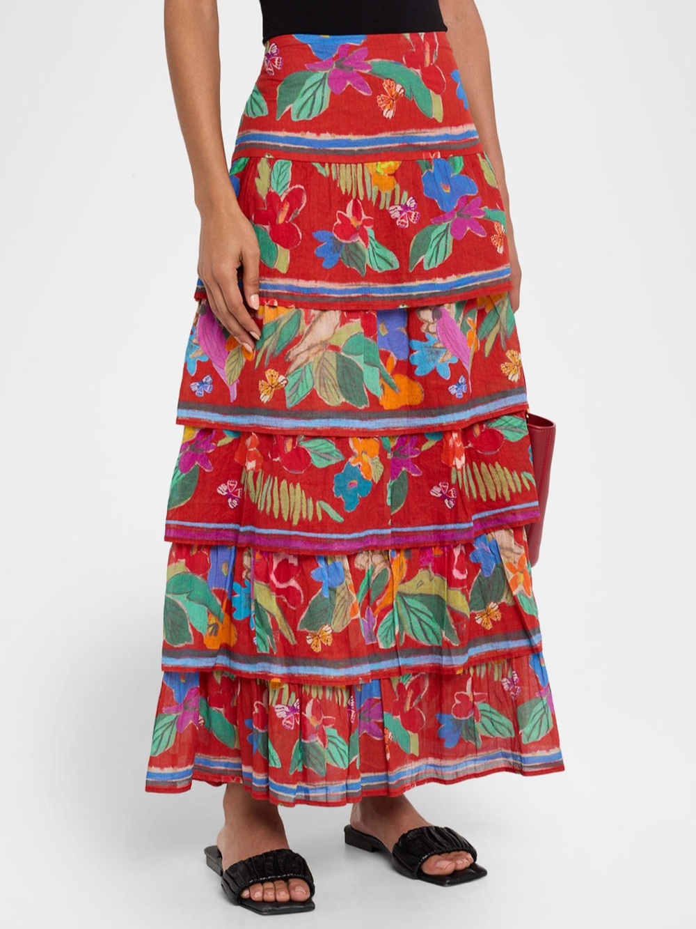 Marie Oliver Christie Tiered Maxi Skirt - Picture 4 of 5